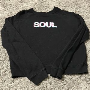 Soul cycle crew neck sweatshirt